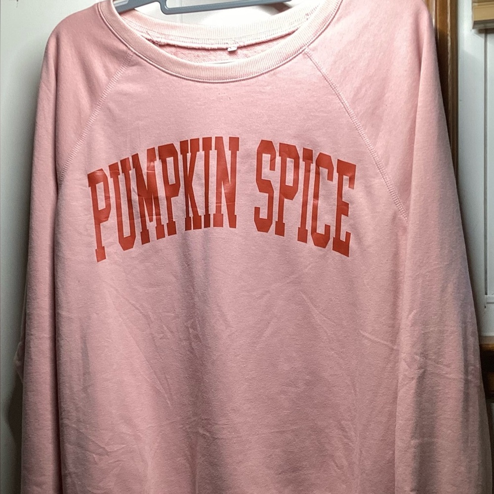 Pumpkin Spice Pink Sweatshirt